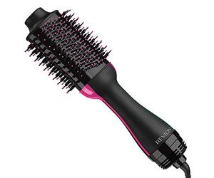 Revlon RVDR5222E2 One-Step Hair Dryer & Volumizer Hot Air Brush, Black/Pink