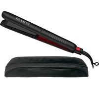 Revlon Smoothstay Coconut Oil-Infused Hair Straightener (25mm Triple-Coated Ceramic Plates, Floating Plates with Rounded Edges, Customizable Temperature up to 235°C, Storage Pouch Included) RVST2211P