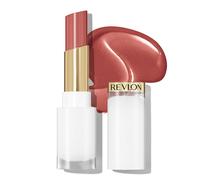 REVLON Super Lustrous Glass Shine Balm Hydrating Tinted Lipstick Sheer Glossy Shiny Finish 004 Nude Illuminator 0.11 oz