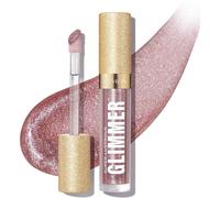 Revlon Super Lustrous Glimmer Gloss - Hydrating & Plumping Lip Gloss with Pla