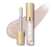 REVLON Super Lustrous Glimmer Gloss Non-Sticky Lip Gloss High-Shine Finish Plant-Based Glitter 001 Diamond Drama 0.13 fl oz