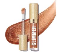 REVLON Super Lustrous Glimmer Gloss Non-Sticky Lip Gloss High-Shine Finish Plant-Based Glitter 006 Bronze Spark 0.13 fl oz
