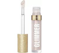 Revlon Super Lustrous Glimmer Gloss - Hydrating & Plumping Lip Gloss with Plant-Based Glitter, 3D Shimmer, 39% Hydration Boost & Oversized Applicator, Diamond Drama