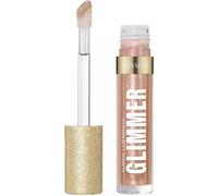Revlon Super Lustrous Glimmer Gloss - Hydrating & Plumping Lip Gloss with Plant-Based Glitter, 3D Shimmer, 39% Hydration Boost & Oversized Applicator, Happy Hour