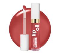 Revlon Super Lustrous Glimmer™ Lip Oil, Hydrating Lip Oil with Plant-Based Squalane for Smoother, Plumper-Looking Lips, Just Toasty