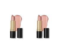 Revlon Super Lustrous Lipstick, High Impact Lipcolour with Moisturising Creamy Formula, Infused with Vitamin E and Avocado Oil in Pink Pearl, Sky Line Pink (025) (Pack of 2)