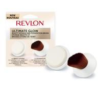 Revlon Ultimate Glow Beauty Sponge and Foundation Brush For Use with Revlon Sonic Facial Brush, RVSP3538FB