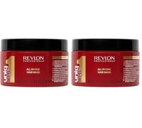 Revlon UniqONE Professional Vegan Super10r Hair Mask For Deep Conditoning, Gifts For Women / Men (300ml) for Strengthening & Repair, Classic, All Hair Types (Pack of 2)