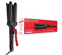 Revlon Wave Master Jumbo Waver (Three-Prong Jumbo Barrels, Tourmaline Ceramic Coating, 30 Heat Settings Up to 190°C) RVIR3056UK