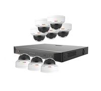 Revo America Ultra 16Ch. 3TB HDD 4K IP NVR Surveillance System - Fixed Lens 8 x 4MP IP Vandal Dome Cameras - Remote Access via Smart Phone, Tablet, PC & MAC