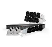 Revo America Ultra 16Ch. 4TB HDD 4K IP NVR Security System - Fixed Lens 12 x 4MP IP Bullet Cameras & 4 x 4MP IP Turret Cameras - Remote Access via Smart Phone, Tablet, PC & MAC