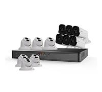 Revo America Ultra 16Ch. 4TB HDD 4K IP NVR Security System - Fixed Lens IP Cameras 6 x 4MP Audio Bullet Cameras & 6 x 4MP Turret Cameras - Remote Access via Smart Phone, Tablet, PC & MAC