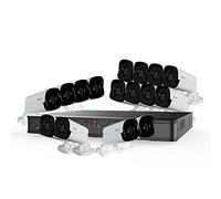 REVO America Ultra 16Ch. 4TB HDD 4K IP NVR Surveillance System - Fixed Lens 16 x 4MP Audio IP Bullet Cameras (Built-in-MIC) - Remote Access via Smart Phone, Tablet, PC & MAC