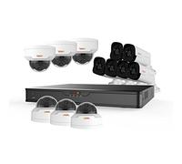 Revo America Ultra 16Ch. 4TB HDD 4K IP NVR Surveillance System - Fixed Lens 6 x 4MP IP Vandal Dome Cameras & 6 x 4MP IP Bullet Cameras - Remote Access via Smart Phone, Tablet, PC & MAC