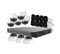Revo America Ultra 16Ch. 4TB HDD 4K IP NVR Surveillance System - Fixed Lens 8 x 4MP IP Bullet Cameras & 8 x 4MP IP Turret Cameras - Remote Access via Smart Phone, Tablet, PC & MAC
