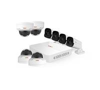 Revo America Ultra 8Ch. 2TB HDD 4K IP NVR Security System - Fixed Lens 4 x 4MP Bullet Cameras, 4 x 4MP Mini Vadal Dome IP Cameras - Remote Access via Smart Phone, Tablet, PC & MAC