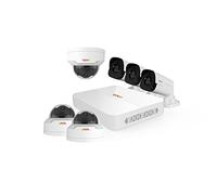 Revo America Ultra 8Ch. 2TB HDD 4K IP NVR Security System - Fixed Lens IP Cameras 3 x 4MP Bullet, 3 x 4MP Mini Vadal Dome - Remote Access via Smart Phone, Tablet, PC & MAC
