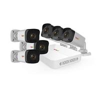 REVO America Ultra 8CH 4K H.265 NVR, 2 TB Surveillance Grade HDD, Remote Access, with 6X 1080p Indoor/Outodor IR Bullet Cameras