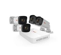 REVO America Ultra HD 8CH 4K POE H.265 NVR, 1TB & 4X 1080p Indoor/Outdoor IR Cameras with Built-in Mic - Remote Access Via Pc, Mac & Phone (No Monthly Fee)