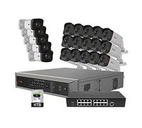 REVO America Ultra Plus Commerical Grade 32CH 4TB HDD 4K NVR Video Surveillance System, 20 x 1080p Indoor/Outdoor IR Bullet Cameras - Remote Access via Smart Phone, Tablet, PC & MAC