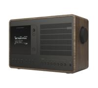 Revo SuperConnect - Deluxe Multi-Format Table Radio with DAB/DAB+/FM, Internet Radio, Spotify Connect, DNLA Wireless Streaming, Bluetooth with aptX & iOS/Android App Control - Black/Black