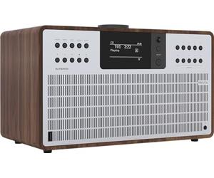 Revo Technologies SuperCD - Deluxe Digital Music System with CD, DAB/DAB+/FM, Walnut/Silver