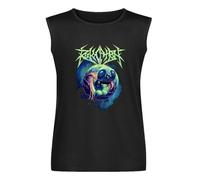 Revocation Teratonesis Mens Unisex Sleeveless T-Shirt Graphic Print Vests Top Black Tank Tee 3XL
