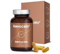 Revocelo Berberine Support - Gentle-on-Stomach 1-a-Day Dual Berberine (Liposomal + DHB) in Acid-Resistant Capsules with Chromium Picolinate + Thiamine, 60 Vegan Capsules