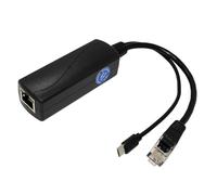 REVODATA 2.5G Micro USB PoE Splitter 5V/2.4A, PoE to Micro USB 5V/2.4A 12W Output, 2.5Gbps Gigabit Ethernet Comply IEEE802.3af/at, Plug and Play for Smart Home