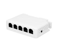 REVODATA 4 Port 90W PoE Extender, IEEE802.3af/at/bt, 10/100 Mbps PoE Repeater 100/250 Meter Extend, Output 30W and 60W(Max) Plug and Play, PoE Amplifier with Wall/DIN Rail Mounting (POE5006)