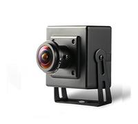 REVODATA HD POE Fisheye 5MP Mini IP Camera,1.7mm Fisheye Lens 180° Viewing Angle P2P Remote View CCTV video IP POE Small Indoor Security Camera H.265 Motion Detection (I706-3-P-HS)