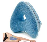 Revoget Hip Alignment Pillow - Revoget Alignment Pillows for Side Sleepers, Sciatica Pain Relief Pillow, Smooth Spine Alignment Pillow, Leg Pillows for Relieving Leg,Back, Knee Pain (Blue)