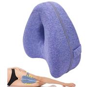 Revoget Hip Alignment Pillow - Revoget Alignment Pillows for Side Sleepers, Sciatica Pain Relief Pillow, Smooth Spine Alignment Pillow, Leg Pillows for Relieving Leg,Back, Knee Pain (Purple)