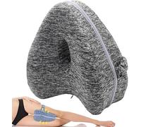 Revoget Hip Alignment Pillow - Revoget Alignment Pillows for Side Sleepers, Sciatica Pain Relief Pillow, Smooth Spine Alignment Pillow, Leg Pillows for Relieving Leg,Back, Knee Pain (Grey)
