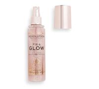 Revolution Beauty Fix & Glow Fixing Spray, Illuminating & Hydrating, Vegan & Cruelty-Free, 100ml