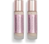 Revolution Beauty London, Conceal and Define, Foundation, F4, 23ml (Pack of 2)
