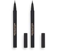 Revolution Beauty London, Hair Stroke, Brow Pen, Medium Brown, 0.5ml (Pack of 2)