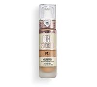Revolution Beauty London IRL Filter, Longwear Foundation, Medium to Full Coverage, Matte Finish, 16 Hour Wear, F12, 23ml