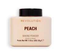 Revolution Beauty London, Loose Baking Powder, Prolongs Makeup Wear, Brightening Setting Powder, For All Skin Tones, Peach, 32g