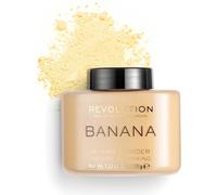 Revolution Beauty London, Loose Baking Powder, Prolongs Makeup Wear, Setting Banana, For Medium Skin tones, 32g, Packaging May Vary