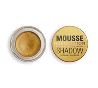 Revolution Beauty London Mousse Shadow, Creamy Colour for Cheeks and Eyes, Whipped, Lightweight Formula, Cream-to-Powder, Gold, 4g