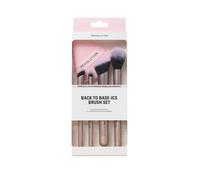 Revolution Back To Base-ics Starter Essentials Brush Set, Makeup Tools Kit, Includes Foundation, Concealer & Blush Brushes, Pack of 4, Vegan