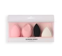 Revolution Blending Bunch Makeup Sponge Set, For a Perfect Blend Every Time, Washable & Reusable, Assorted Shapes & Sizes, Pack of 4
