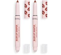 Revolution Blur Lip Shaper, Peptide Infused Contour Lip Liner with Cushion Applicator, Buildable Coverage for Defined Pout, Vegan & Cruelty-Free, Sweet Cinnamon, 0.6g (Pack of 2)