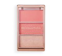 Revolution, Blush Icon Palette, Cream & Pressed Powder Blusher, Highly Pigmen...