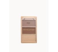 Revolution The Bronze Icon, Highly Pigmented Bronzer Makeup Palette, Infused with Hyaluronic Acid for Glowing, Hydrated Skin, Golden Medium, 10g