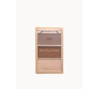 Revolution The Bronze Icon, Highly Pigmented Bronzer Makeup Palette, Infused with Hyaluronic Acid for Glowing, Hydrated Skin, Sunkissed Tan, 10g