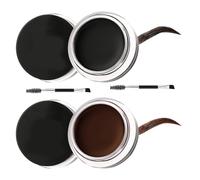 Revolution Brow Pomade - Waterproof, Long Lasting, Quick Dry, Non-Greasy, Natural Looking Brows Shape for Daily Makeup (Brown and Black)