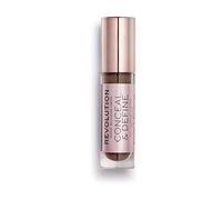 Revolution Conceal & Define Concealer, Lightweight, Long-Lasting, Full Coverage Face Makeup, C18, 4g