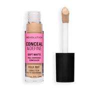 Revolution Conceal and Define Full Coverage Concealer, Lightweight Concealer for Dark Circles, Redness & Blemishes, Soft, Matte Finish, C3N, 3.4ml
